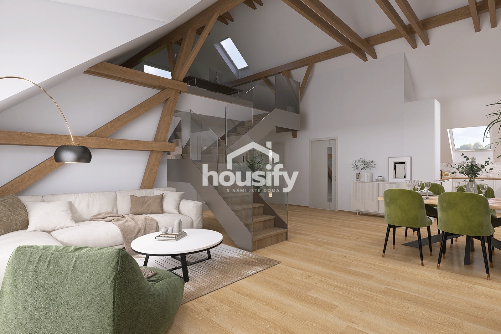 Prodej loftového bytu 4+kk, 120 m² - Hodonice