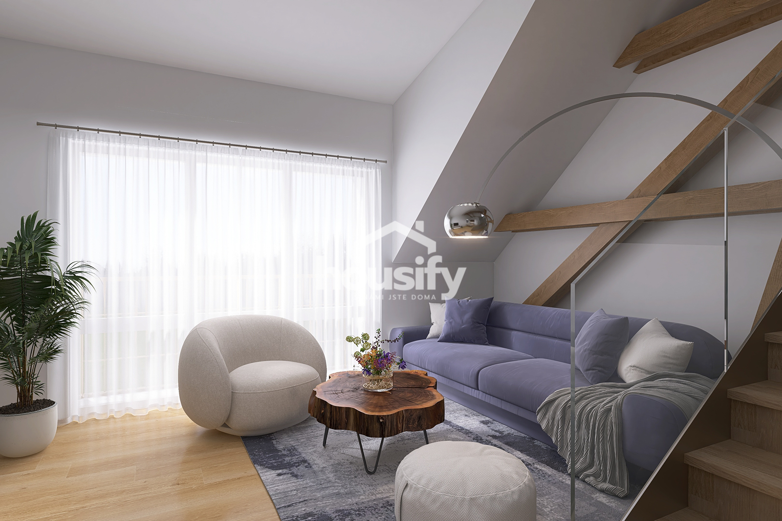 Prodej loftového bytu 4+kk, 113 m² - Hodonice