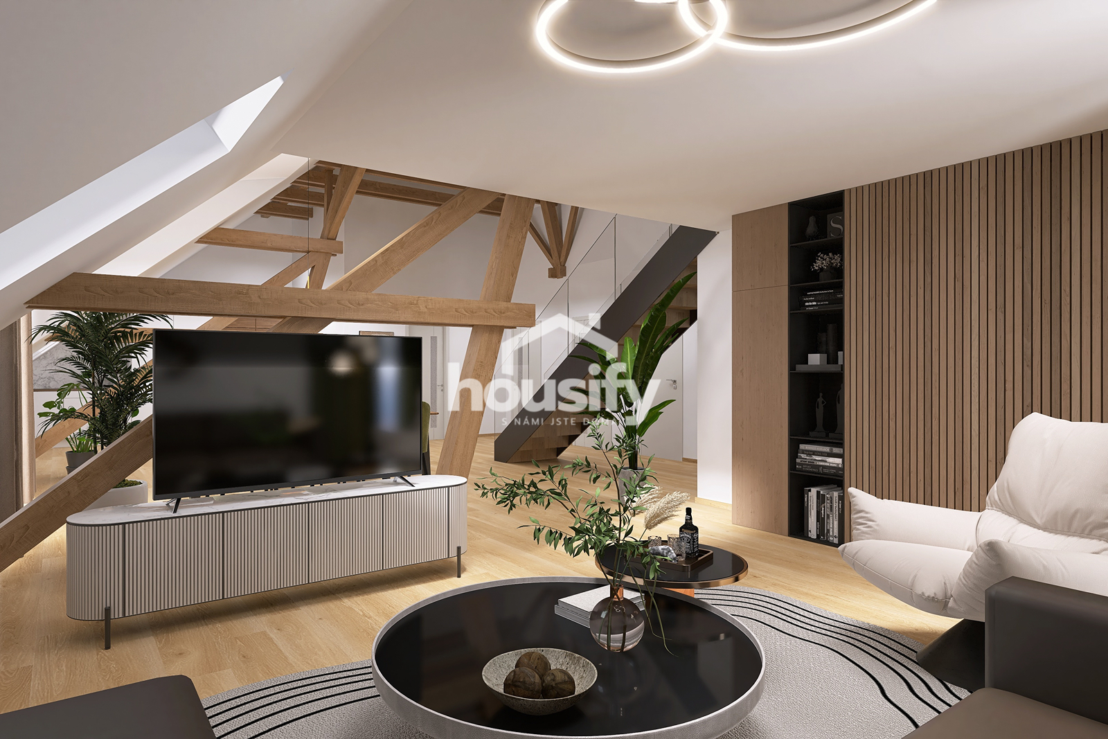 Prodej loftového bytu 5+kk, 162 m² - Hodonice